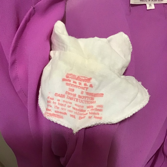 Sheer Vintage Shirt Dress - Picture 7 of 8